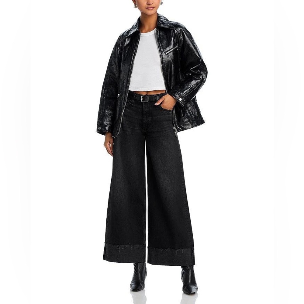 NWT Rag & Bone Sofie High Rise Wide Leg Jeans in Blair Wash